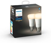 Philips Hue - Philips Hue White 9W Bluetooth E27 Lampadina 2 pcs. Philips Hue