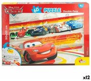 Puzzle per Bambini Cars Double-face 60 Pezzi 50 x 35 cm (12 Unità)