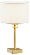 Argon 8047 - Lampada da tavolo ABBANO 1xE27/15W/230V ottone/bianco