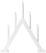 Markslöjd 706222 - Candelabro natalizio ARIELE 5xE10/3W/230V pino/bianco