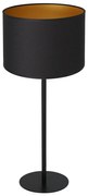 Lampada da tavolo ARDEN 1xE27/60W/230V d. 25 cm nero/oro