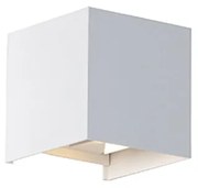 Lampada da parete per esterni bianca con LED a 2 luci IP54 - Edwin