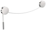Portasciugamani da parete Diabolo cromato, L 5 cm
