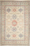 Kazak Tappeto orientale 300x200 Beige (Pakistan) Annodato A Mano