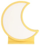 Lampada da scrivania LED per bambini MOON LED/12W/230V gialla