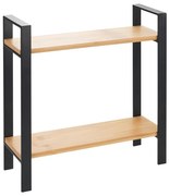 WENKO 53029100 - Mensola LOU 32x33 cm nero/marrone