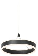 Lampada a sospensione nera 30 cm con LED a 3 livelli di dimmerazione - Lyani