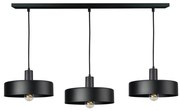 Lampadario con cavo ARCANE 3xE27/60W/230V nero