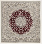 Nain Tappeto 210x220 (Iran) Annodato A Mano