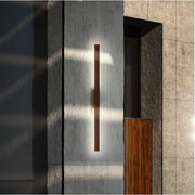 Ideal Lux - Applique da esterno LINEA LED/20W/230V CRI 90 104 cm IP54 marrone