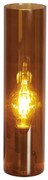 ByRydens 2820580-5512 - Lampada da tavolo FLAKE 1xE27/5W/230V marrone/fumé