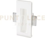 Segnapassi a incasso ariel bianco rettangolare 1 luce attacco gu10 ...