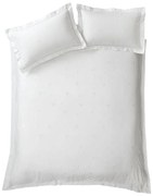 Biancheria da letto bianca in cotone per letto matrimoniale 200x200 cm Lottie Floral Embroidery – Bianca