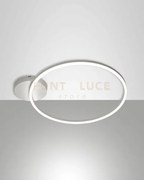 Giotto plafoniera bianca d.60cm a led 3000k - 36w - 3780 lm dimmera...