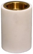 Eglo 422031 - Candeliere ROUYIN 8,5x6 cm marmo/bianco