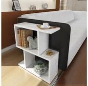 Tavolino KARINUS 55,4x50 cm bianco