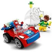 Auto di SpiderMan e Doc Ock Marvel con personaggi Lego