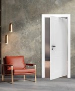 Porta rototraslante Clew bianco L 80 x H 210 cm reversibile