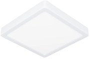 Plafoniera Moderna Fueva 5 Acciaio Bianco Led Integrato 17W 3000K Ip44