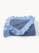 Coperta in cotone con volant Pansy