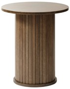 Tavolino rotondo in rovere ø 50 cm Nola - Unique Furniture