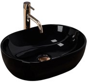 Lavabo da appoggio Rea Amelia Black