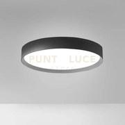 Ava p/m - plafoniera in alluminio nero a led 3000-4000k 4500-4600lm...