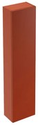 Colonna per mobile bagno Gravel 1 anta P 22 x L 35 x H 150 cm rosso siena