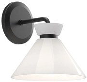 Alora Mood ALM-HALSTON-1WB-BK - Lampada da parete HALSTON 1xE14/40W/230V nera