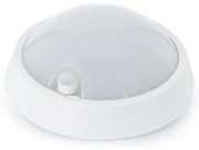 Applique Led da parete Sfera 12W Bianco IP64 con sensore di movimento Bianco freddo 6000K M LEDME