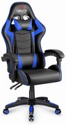 Sedia da gioco HC-1007 nera e blu