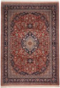 Isfahan Tappeto 360x260 Rosso (Cina) Annodato A Mano