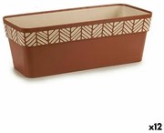 Vaso Autoirrigante Stefanplast Orfeo Terracotta Plastica 18 x 17 x 49 cm (12 Unità)