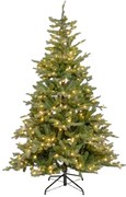 Albero di Natale artificiale innevato Mixato H 184 cm x Ø 114 cm