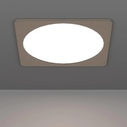 Eglo 901411 - Faretto da incasso LED FUEVA, 18,5W, 230V, 21,6x21,6 cm, cromato