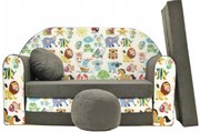 Divano letto per bambini 98 x 170 cm Animali