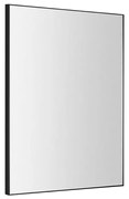 Sapho - Specchio con cornice AROWANA 60x80 cm nero opaco