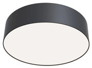 Plafoniera Moderna Zon Alluminio Nero 26W