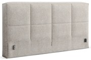 Testiera beige imbottita 249x100 cm Darren – Micadoni
