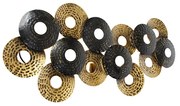 Applique da parete Art Déco orientale oro antico 3 luci - Balla