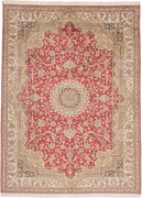 Cashmere Silk Tappeto 160 x 210 (Indian) Annodato A Mano