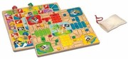 Tabellone per Parcheesi e Gioco dell'Oca Cayro 29 x 29 cm