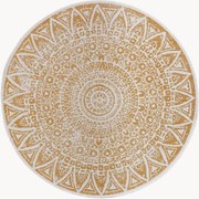 Tappeto rotondo reversibile da interno-esterno Lilja