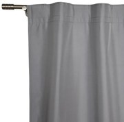 Tenda Linen grigio, passanti nascosti 140x300 cm
