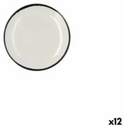 Piatto da pranzo Ariane Vital Filo Bianco Ceramica Ø 18 cm (12 Unità)