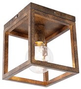 Plafoniera industriale ruggine - Cage