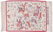 Kilim Tappeto persiano 50x70 Rosso (Iran) Annodato A Mano