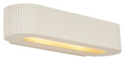 Lampada da Parete Scandinava Beige UFO 2 Luci - Gesso
