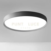 Ava p/g - plafoniera in alluminio nero a led 3000-4000k 5200-5400lm...