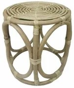 Tavolo aggiuntivo DKD Home Decor Naturale Rattan Tropicale (43 x 43 x 46 cm)